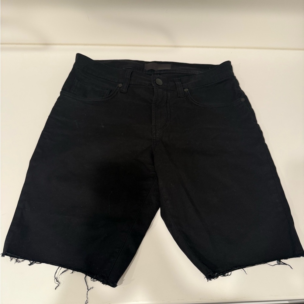 Jbrand Men's Jet Black Jean Shorts